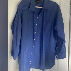 Barrington shirt size 17.5 mens blue dress shirt